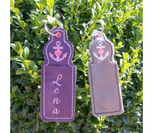 Stickdatei- ITH Lippenbalsam oder USB Stick Tasche STERN